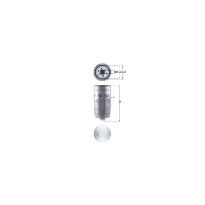 Filtru combustibil MAHLE KC 103