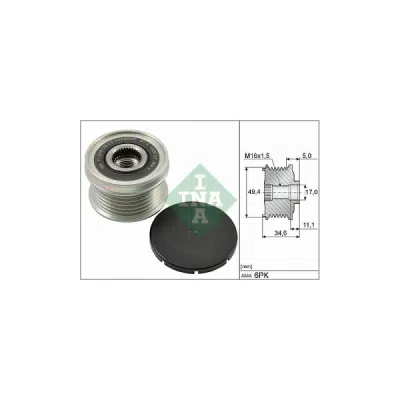 Sistem roata libera, generator INA 535 0155 10