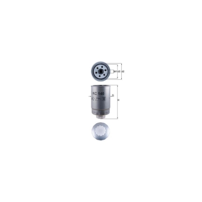 Filtru combustibil MAHLE KC 140
