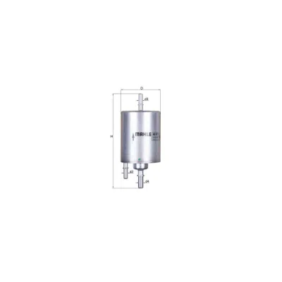 Filtru combustibil MAHLE KL 571