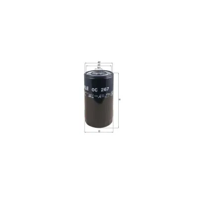 Filtru ulei MAHLE OC 267