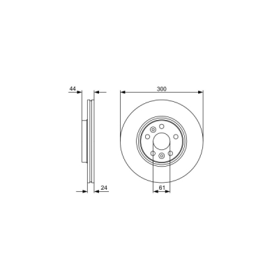 Disc frana BOSCH 0 986 479 554