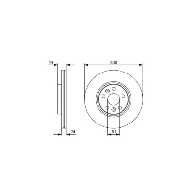 Disc frana BOSCH 0 986 479 554