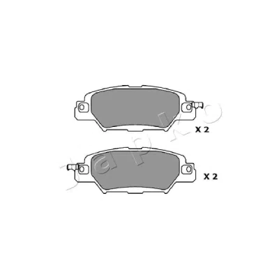 Set placute frana JAPKO 51318