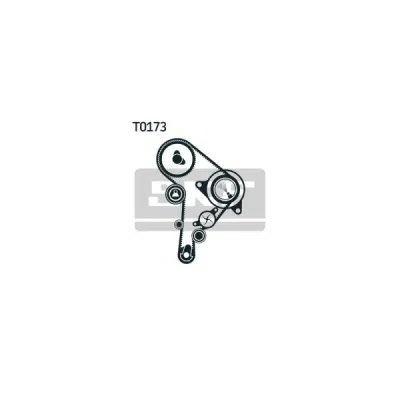 Set curea de distributie SKF VKMA 01244