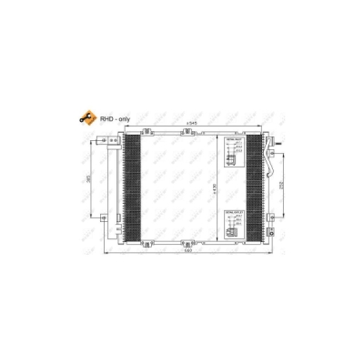 Condensator, climatizare NRF 35519