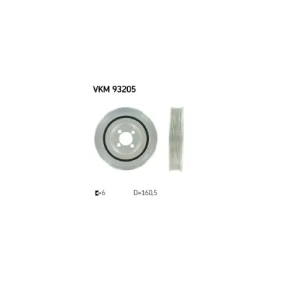 Fulie curea, arbore cotit SKF VKM 93205