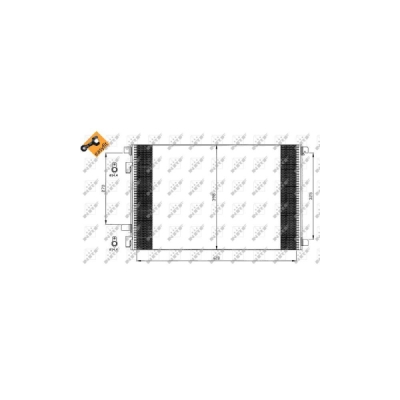 Condensator, climatizare NRF 35449