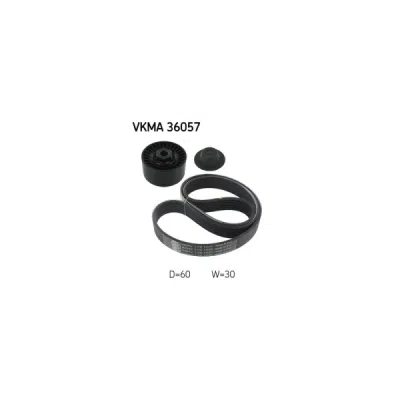 Set curea transmisie cu caneluri SKF VKMA 36057