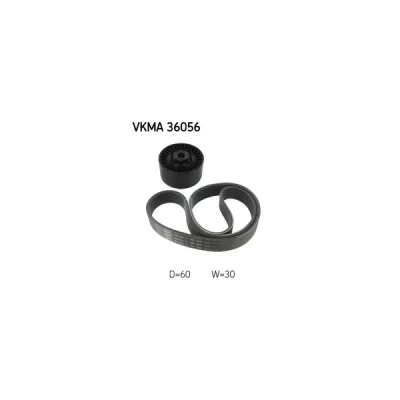 Set curea transmisie cu caneluri SKF VKMA 36056