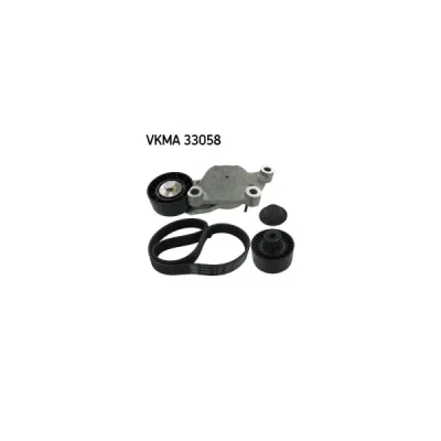 Set curea transmisie cu caneluri SKF VKMA 33058