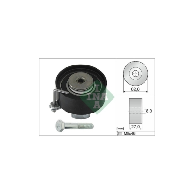 Rola intinzator, curea distributie INA 531 0813 10