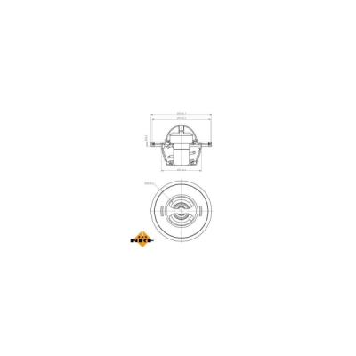 Termostat, lichid racire NRF 725016