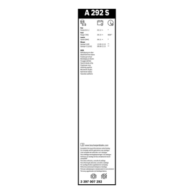 Set stergatoare parbriz Bosch Aerotwin A292S 600/380 mm 3397007292