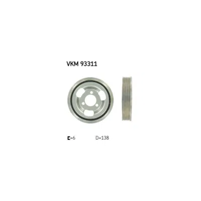 Fulie curea, arbore cotit SKF VKM 93311