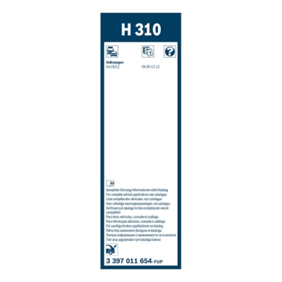 Stergator luneta Bosch H310 300 mm 3397011654