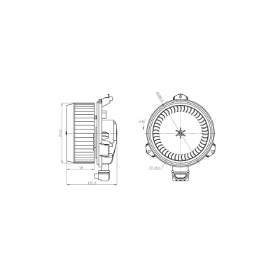 Ventilator, habitaclu NRF 34277