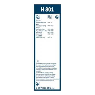 Stergator luneta Bosch H801 260 mm 3397004801