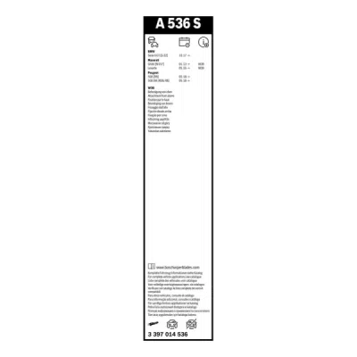 Set stergatoare parbriz Bosch Aerotwin A536S 650/450 mm 3397014536