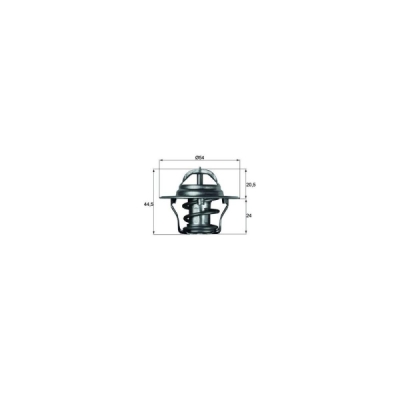 Termostat, lichid racire MAHLE TX 4 87D