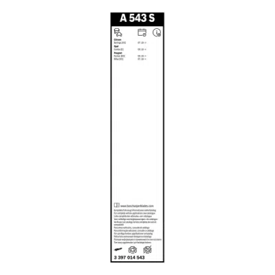 Set stergatoare parbriz Bosch Aerotwin A543S 650/425 mm 3397014543