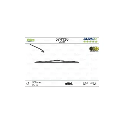 Lamela stergator VALEO 574136