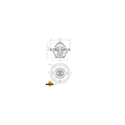 Termostat, lichid racire NRF 725065