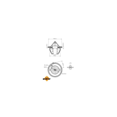 Termostat, lichid racire NRF 725196