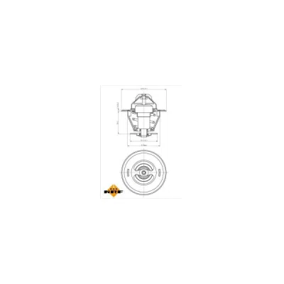 Termostat, lichid racire NRF 725036