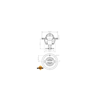 Termostat, lichid racire NRF 725126