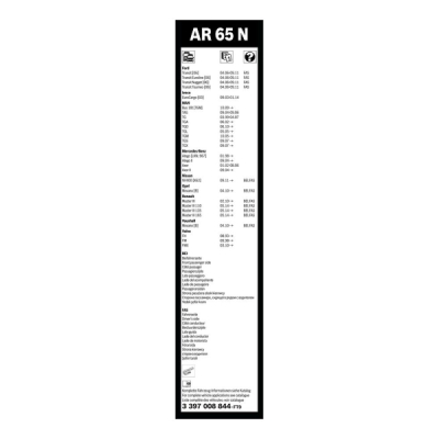 Stergator parbriz Bosch Aerotwin AR65N 650 mm 3397008844
