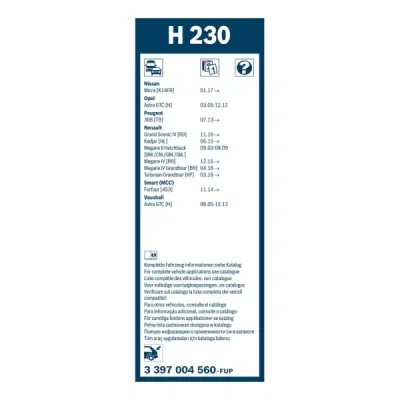 Stergator luneta Bosch H230 230 mm 3397004560