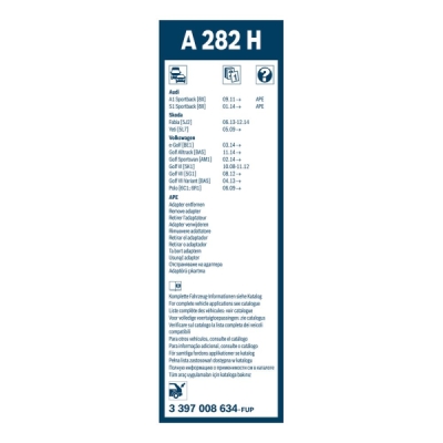 Stergator luneta Bosch Aerotwin A282H 280 mm 3397008634