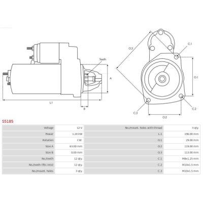 Arc spiral AS-PL S5185