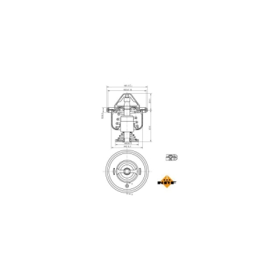 Termostat, lichid racire NRF 725199
