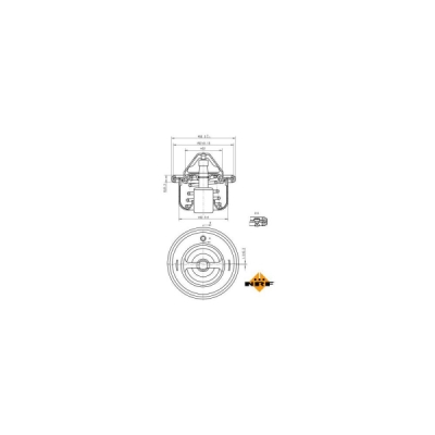 Termostat, lichid racire NRF 725127