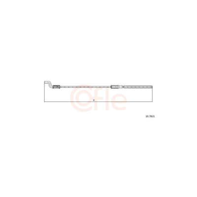 Cablu, frana de parcare COFLE 10.7621