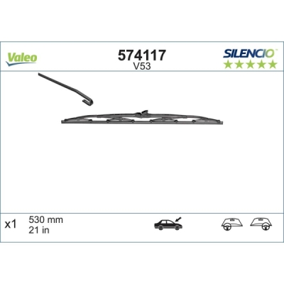 Lamela stergator VALEO 574117
