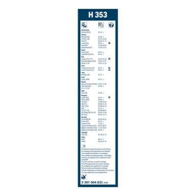 Stergator luneta Bosch H353 350 mm 3397004631