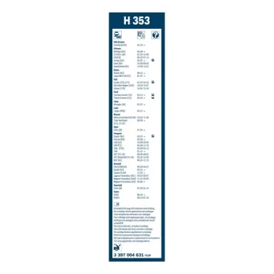 Stergator luneta Bosch H353 350 mm 3397004631