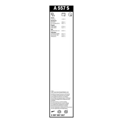 Set stergatoare parbriz Bosch Aerotwin A557S 700/400 mm 3397007557