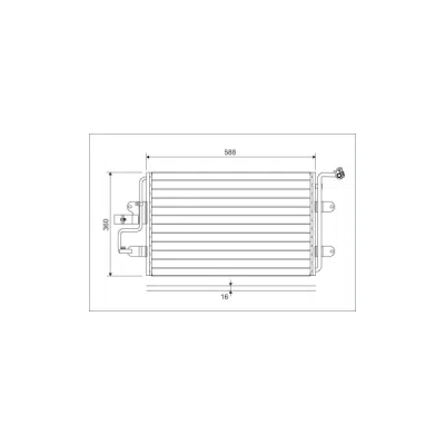Condensator, climatizare VALEO 817244