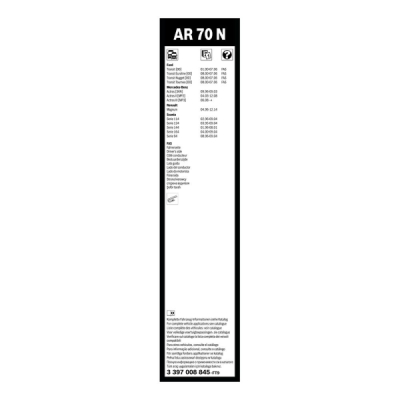 Stergator parbriz Bosch Aerotwin AR70N 700 mm 3397008845