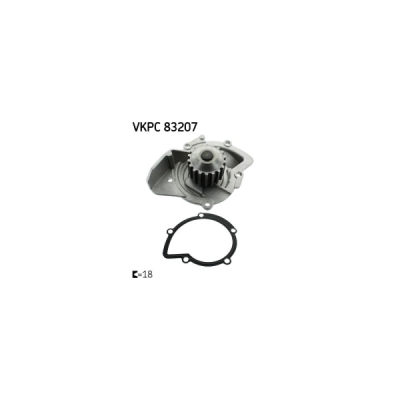 Pompa apa, racire motor SKF VKPC 83207