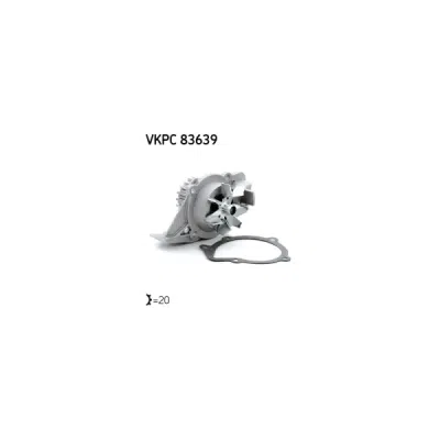 Pompa apa, racire motor SKF VKPC 83639