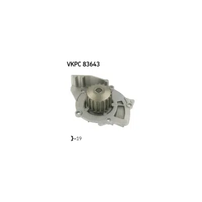 Pompa apa, racire motor SKF VKPC 83643