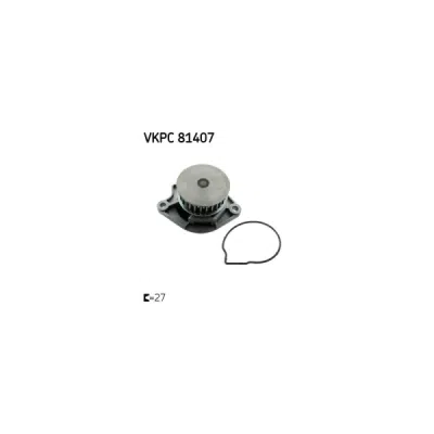 Pompa apa, racire motor SKF VKPC 81407