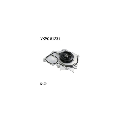 Pompa apa, racire motor SKF VKPC 81231