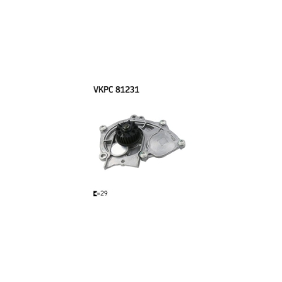 Pompa apa, racire motor SKF VKPC 81231