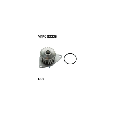 Pompa apa, racire motor SKF VKPC 83205